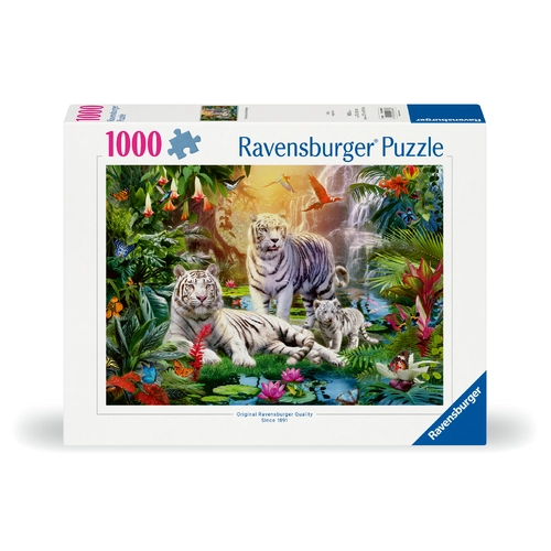 Ravensburger White Tiger Family Jigsaw Puzzle 1000pc