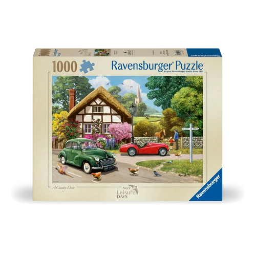Ravensburger Leisure Days No 9 Day A country Drive Jigsaw Puzzle 1000pc