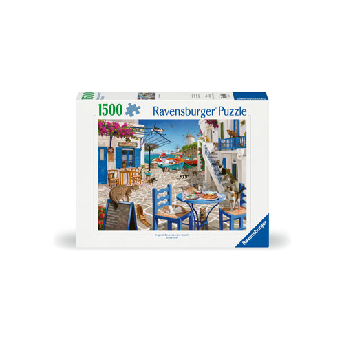 Ravensburger Cats Of Mykonos Jigsaw Puzzle 1500pc