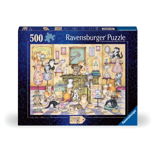 Ravensburger Crazy Cats Tabby & Co. Jigsaw Puzzle 500pc
