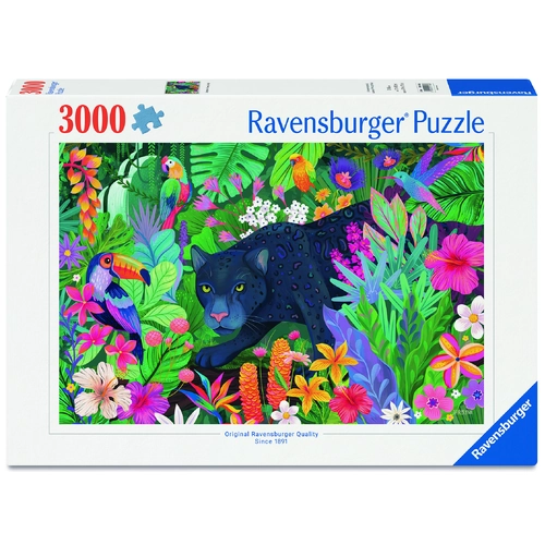 Ravensburger - Panther In The Blooming Jungle 3000pc Jigsaw Puzzle