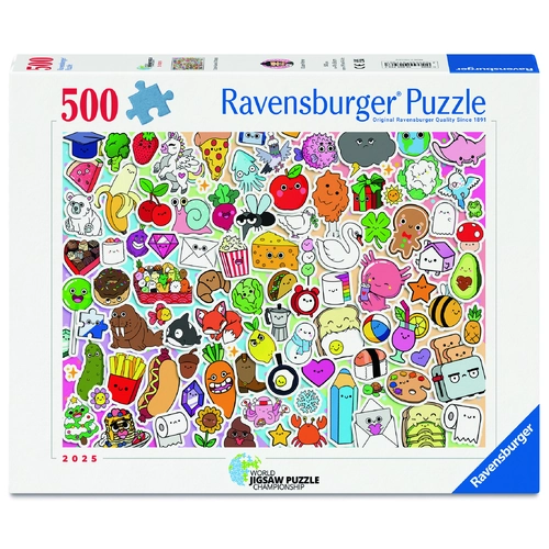 Ravensburger - Cute Kawaii Chaos Jigsaw Puzzle 500pc
