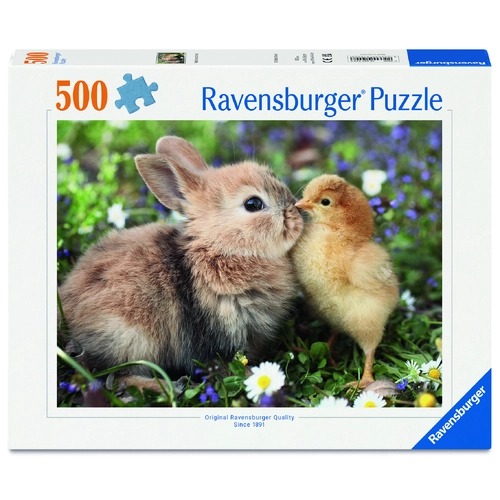 Ravensburger - Rabbit And Chick Jigsaw Puzzle 500pc
