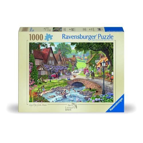 Ravensburger Leisure Days No 13 Lazy Days By The Stream Jigsaw Puzzle 1000pc