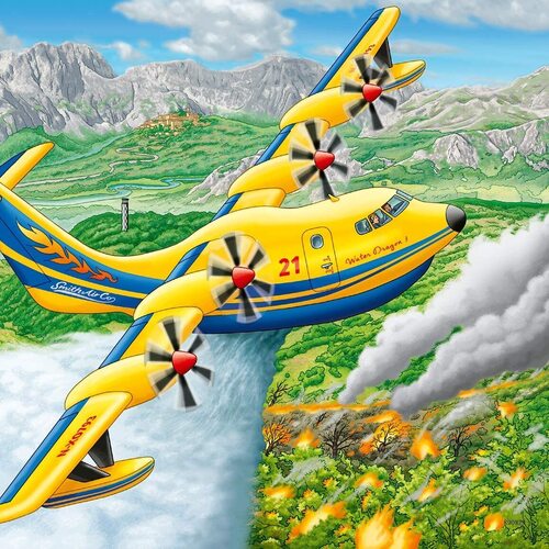 Ravensburger Above the Clouds Jigsaw Puzzle 3x49pc