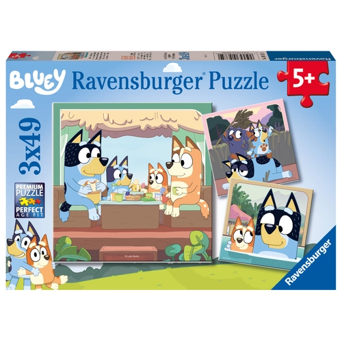 Ravensburger - Bluey's Adventures! 3 x49pc