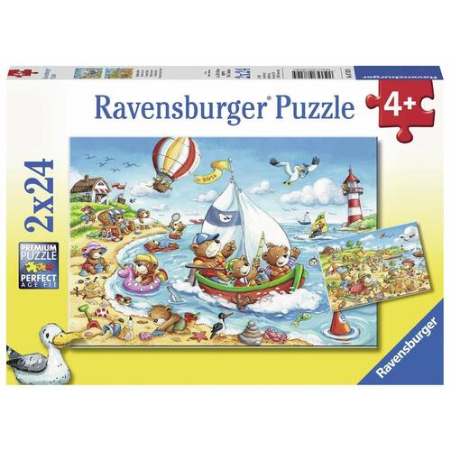 Ravensburger - Seaside Holiday 2x24pc Jigsaw Puzzle