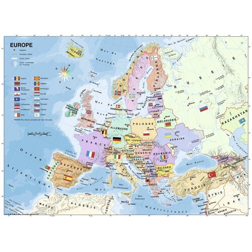 Map of Europe 200-Piece Puzzle 