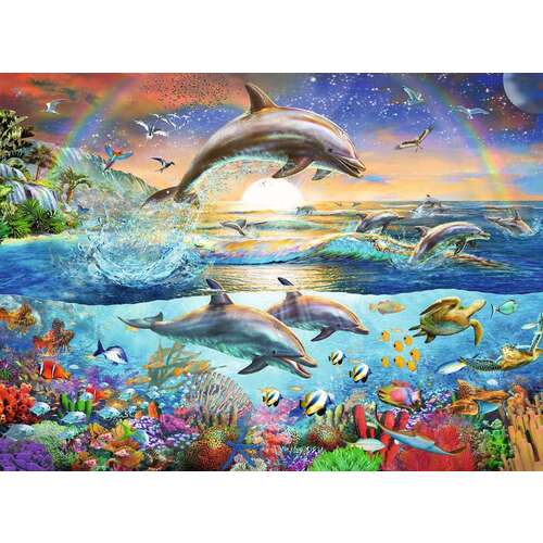 RAVENSBURGER, Jigsaw Phosphorescent 200 Parts Underwater Paradise