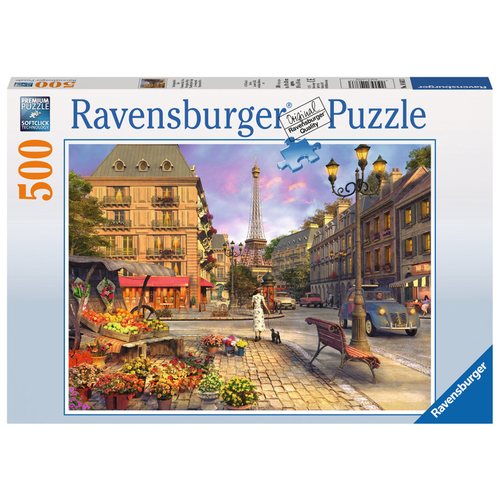 Ravensburger - An Evening Walk Through Paris 500pc Jigsaw Puzzle
