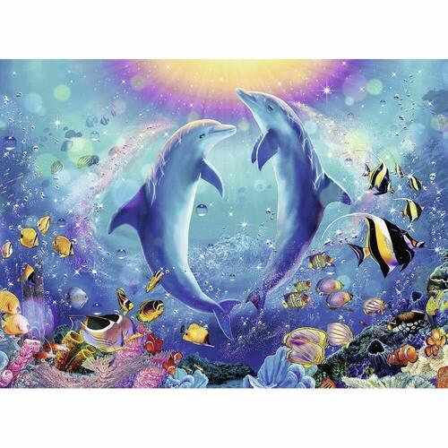 Ravensburger Dancing Dolphins Jigsaw Puzzle 500pc