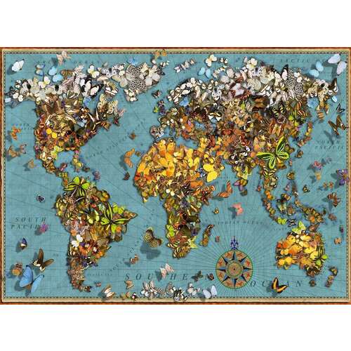 Ravensburger World of Butterflies Jigsaw Puzzle 500pc