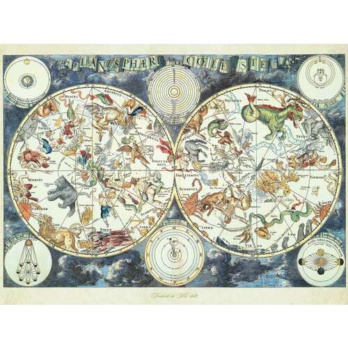 Ravensburger - World Map of Fantastic Beasts Jigsaw Puzzle 1500pc