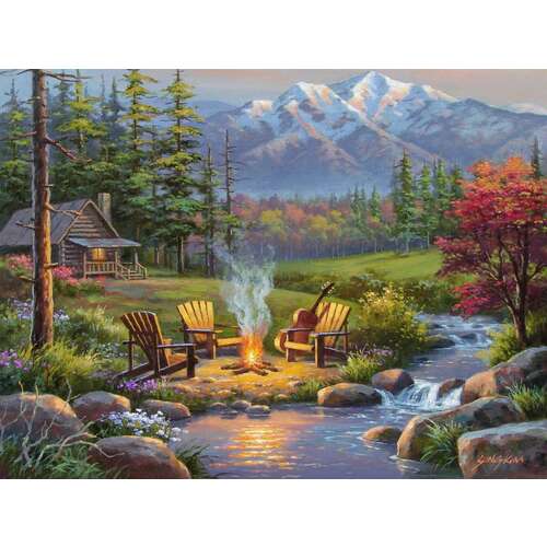 Ravensburger Riverside Livingroom Jigsaw Puzzle 750pc