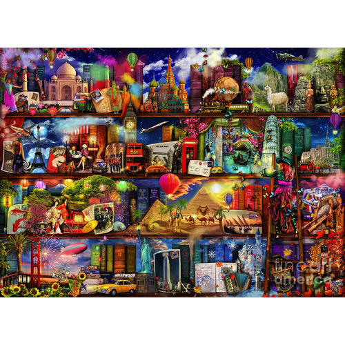 Ravensburger World Of Books by Aimee Stewart 2000pc Jigsaw Puzzle