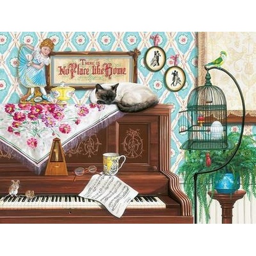 Ravensburger - Piano Cat Large Format Jigsaw Puzzle 750pc