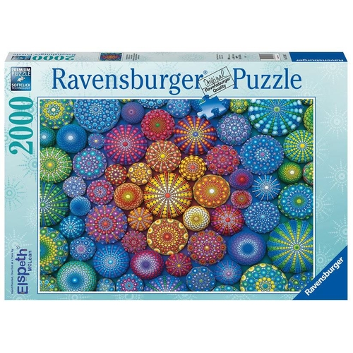 Ravensburger Radiating Rainbow Mandalas 2000pc Jigsaw Puzzle