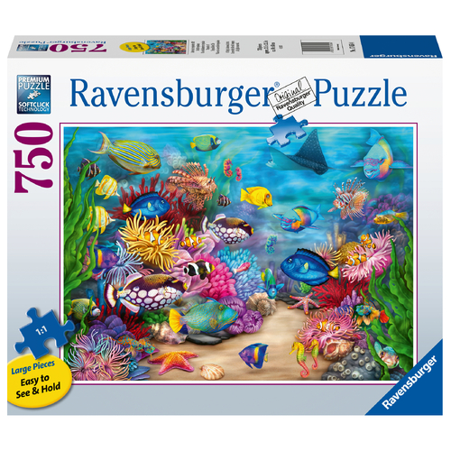 Ravensburger Tropical Reef Life Large Format Jigsaw Puzzle 750pc