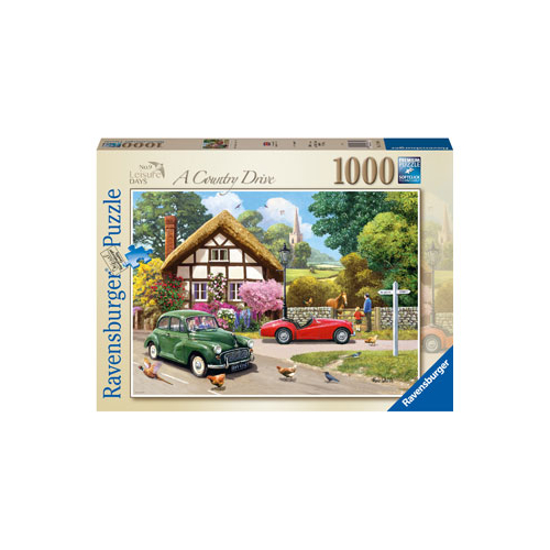 Ravensburger Leisure Days No 9 A Country Drive Jigsaw Puzzle 1000pc