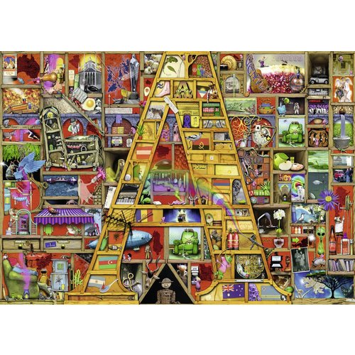 1000 Piece Jigsaw Puzzle Awesome Alphabet /"A/" Colin Thompson