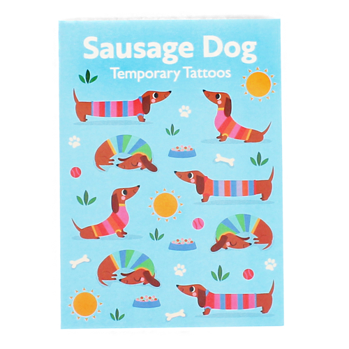 Rex London Temporary  Sausage Dog Tattoos 