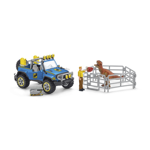 Schleich - Off-Road Vehicle with Dino Outpost