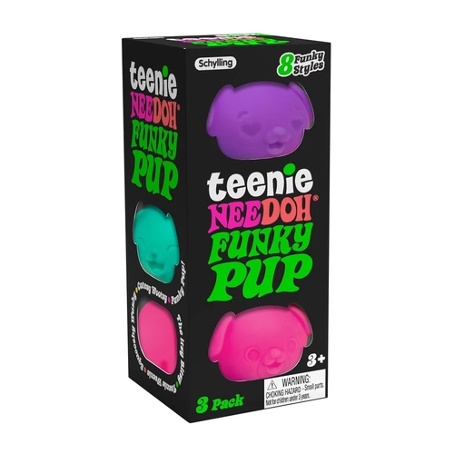 Nee Doh Funky Pups Teenie (Set of 3)