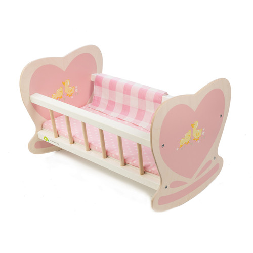 Tender Leaf Toys Sweetiepie Dolly Cot Wooden Dolls Bed 