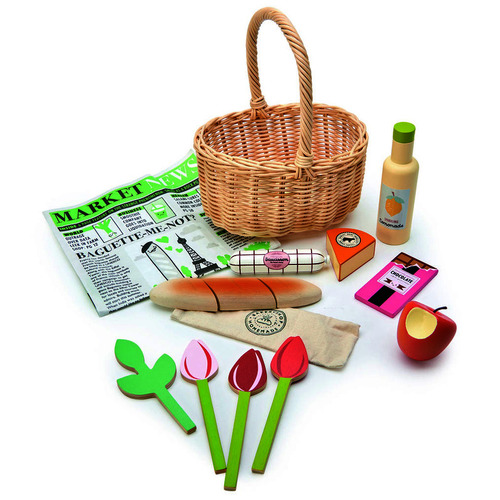Wicker Shopping Basket Set