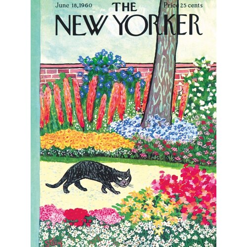 The New York Puzzle Company | The New Yorker Cat On The Prowl 1000pc Jigsaw Puzzle