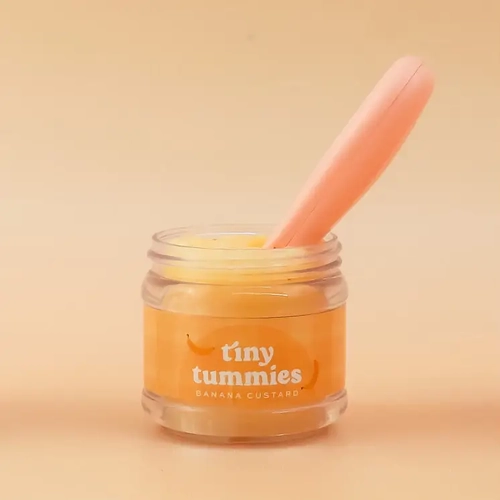 Tiny Tummies Banana Custard Food Jar & Spoon Set