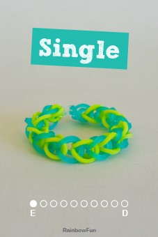 Rainbow Loom Hexafish Bracelet Design, Monster Tail bracelet