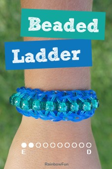 How to make a Rainbow Loom beaded ladder bracelet by Rainbow Fun Loom  Australia New Zealand
