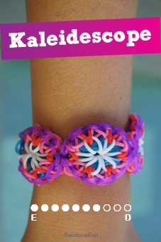 2 pack hexafish rainbow loom friendship bracelets